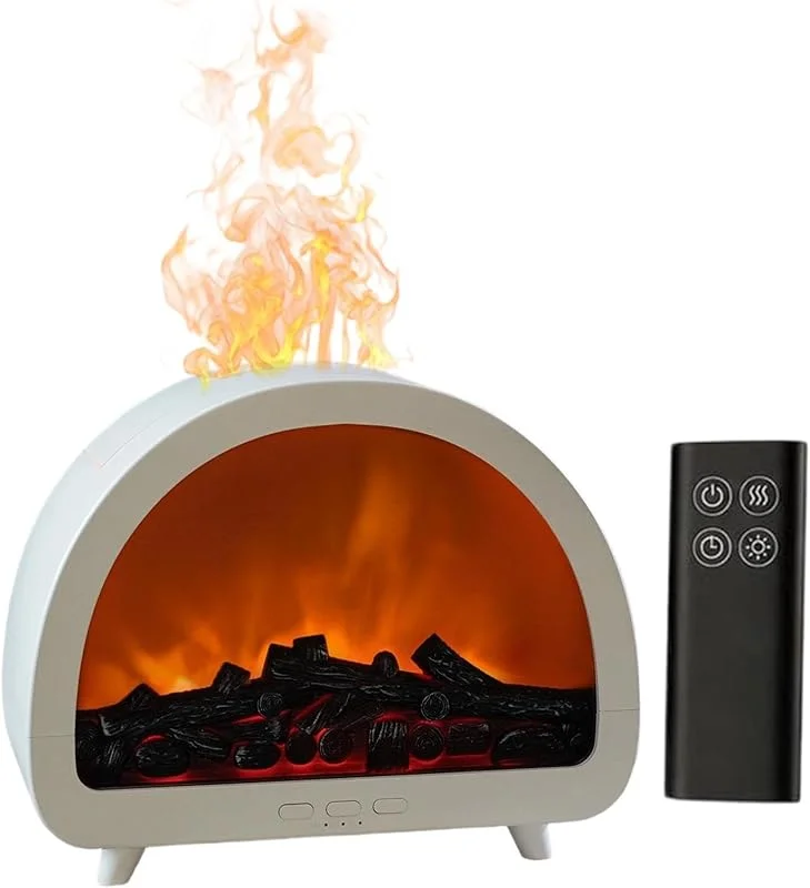 Kamin-Luftbefeuchter, Diffusor, 12 Farben, Flammen-Luftbefeuchter