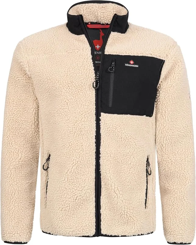 Höhenhorn Birkkar Herren Fleece Jacke Teddyfleece Gefüttert Winterjacke — Heizkleidung