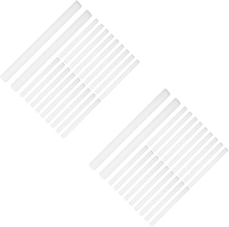 200 Stück Luftbefeuchter Ersatzfilter Baumwolldocht 9, 9x0, 76cm Weiß