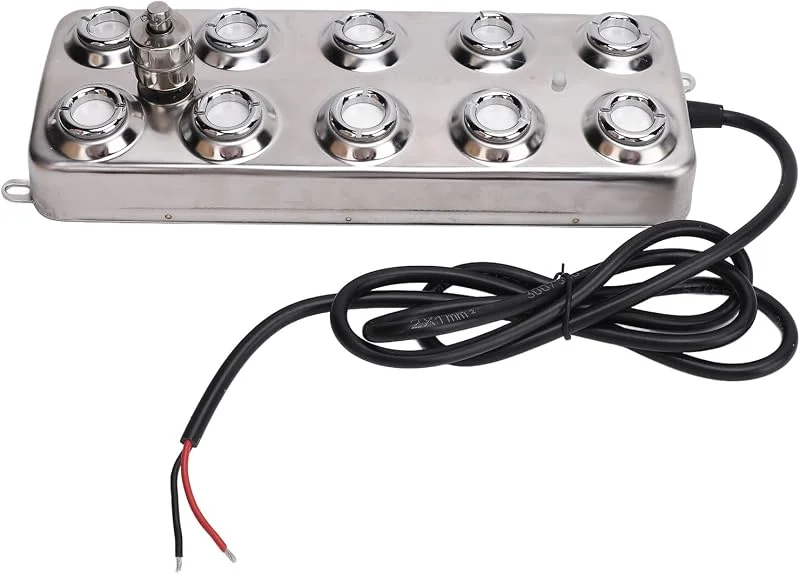 Mist Maker Fogger 10 Kopf, Ultraschall -Zerstäuber -Luftbefeuchter aus Edelstahl mit Stabiler Befeuchtung, Vielseitiger Verwendung, Verbesserter Nebelerstellung und überlegener Leistung, Easy