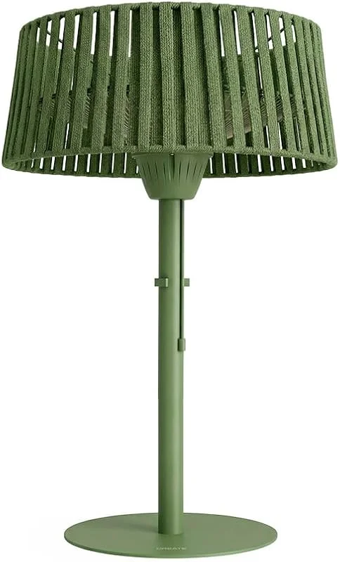 CREATE PATIO HEATER COMPACT, Infrarot-Heizstrahler für Terrassen und Außenbereich, Salbeigrün, Infrarot-Halogen-Schnellheizsystem, Kippschutz, 1500 W — Heizung Warmepumpe