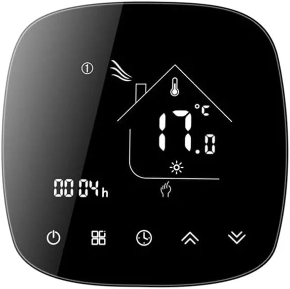 AC95-250V Fashion Stype WiFi Thermostat 0, 5°C Genauigkeit Smart Temperaturregler für Elektro, Wasser, Gasherd Fußbodenheizung System (Wasserheizung) — Heizung Warmepumpe