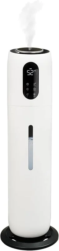 Luftbefeuchter Schlafzimmer 9L, Top-Fill Ultraschall Luftbefeuchter Schlafzimmer Leise 300 ml, h, Kalt Nebel Befeuchter für große Räume mit Fernbedienung für Kinderzimmer, Büro, Arbeitszimmer