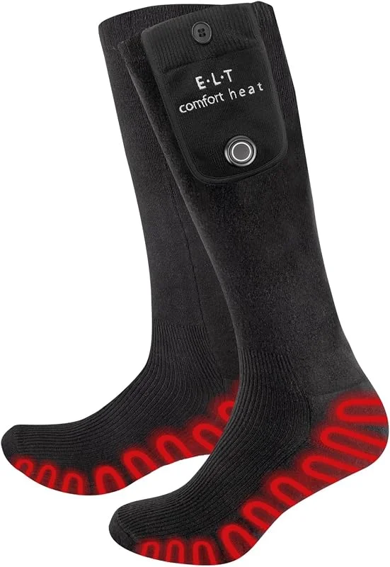 ELT Heizsocken Comfort Heat - Beheizbare Socken - Farbe: Schwarz — Heizkleidung
