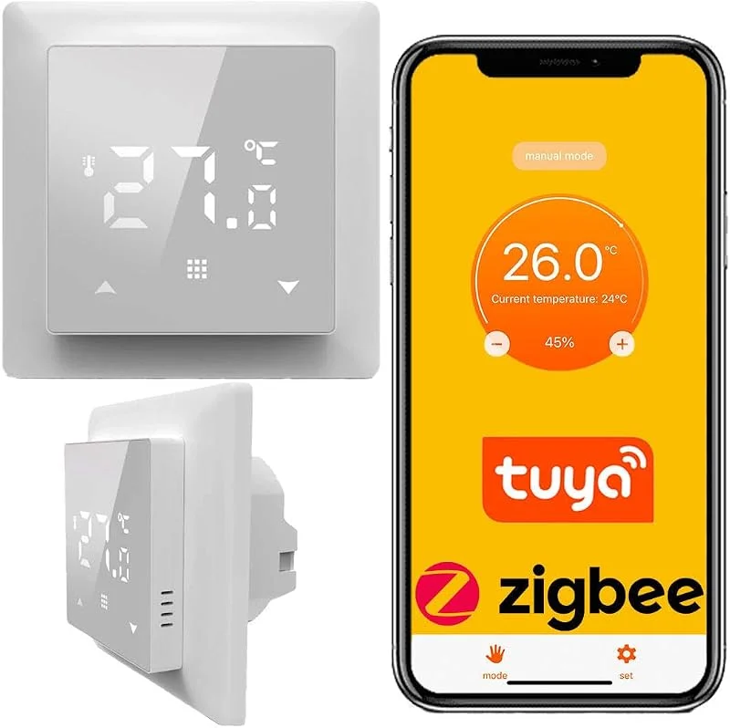 Sone Smart One ZigBee Thermostat Fußbodenheizung Weiß 16A Tuya — Heizung Warmepumpe