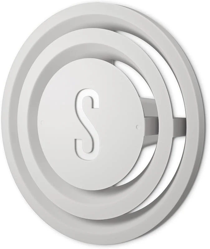 Stadler Form Duft-Pin White Amber, Lufterfrischer für Raumklimageräte, einfach anpinnen und Raumduft verbessern, mit dem Duft nach Amber und Patchouli, weiss — Luftbefeuchter