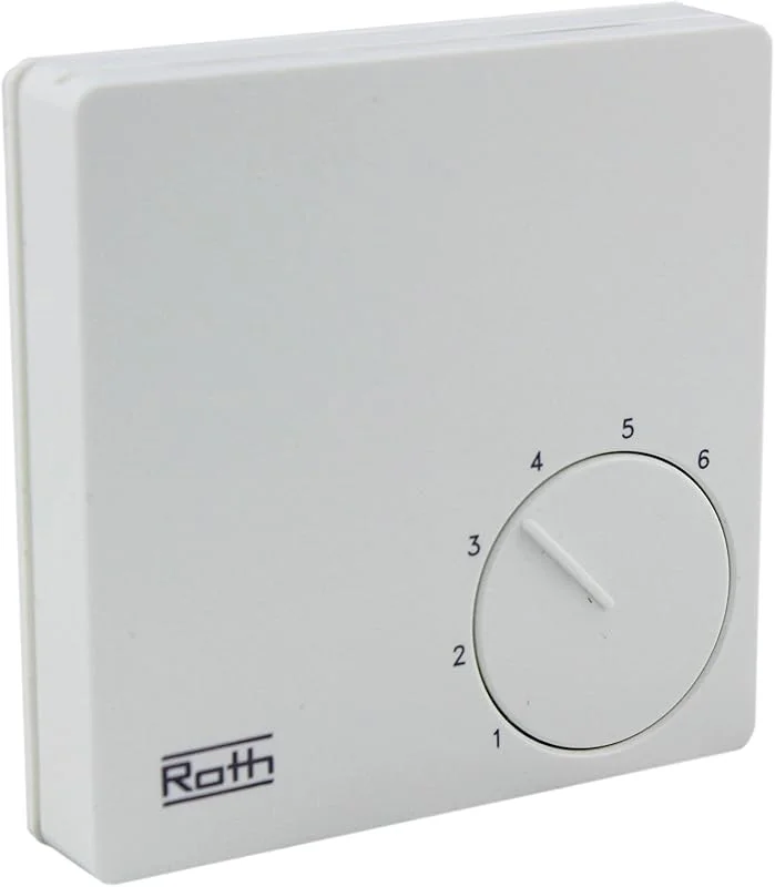 Roth Basicline H 24V, Raumthermostat, Raumregler, 1135007403 — Heizung Warmepumpe