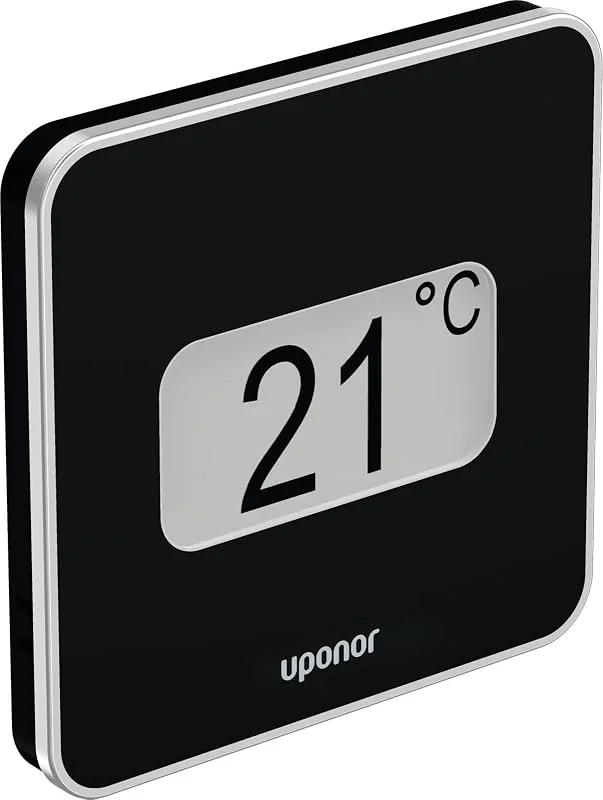 Uponor T-149 Smatrix Base Style Raumthermostat schwarz 5V Bus, 1087814 — Heizung Warmepumpe