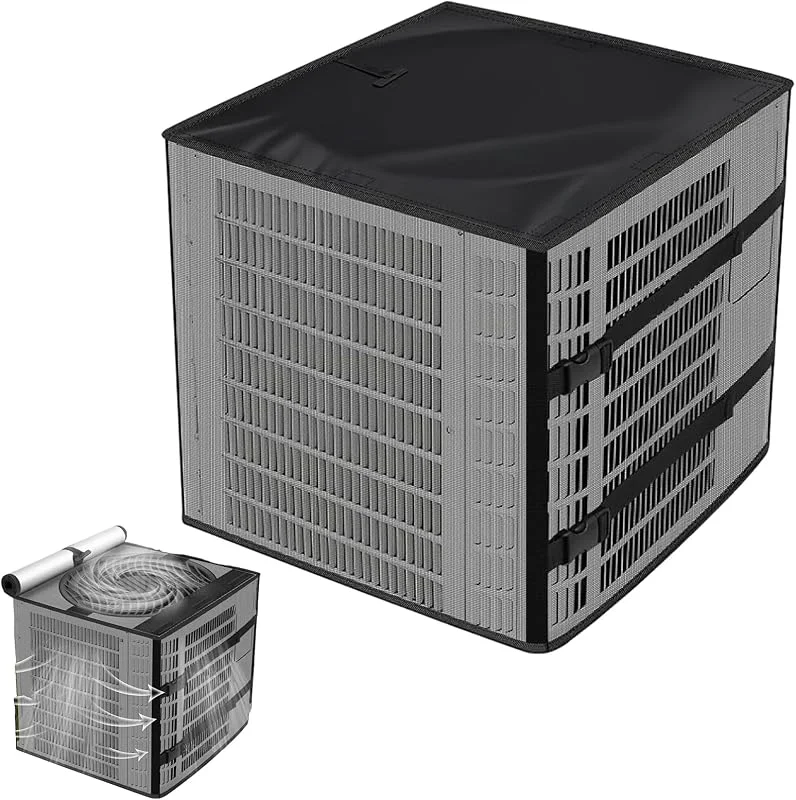 AC-Abdeckung Wasserdichtes Schutznetz — Heizung Warmepumpe