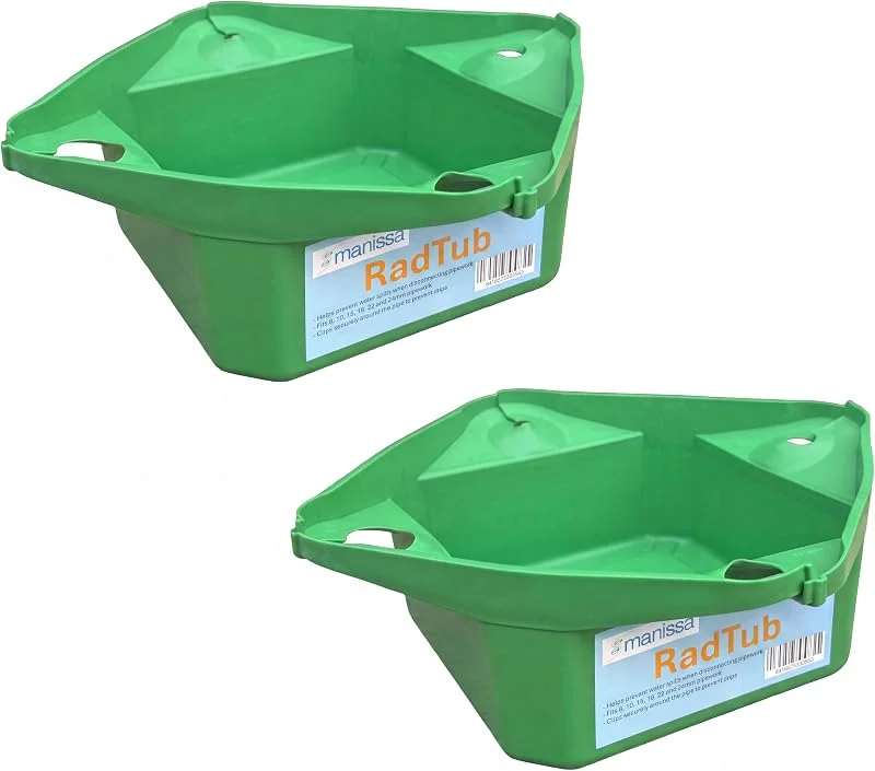 Manissa Wasserauffangbehälter für Heizkörper, flexibel, 1, 2 l, 2 Stück — Heizung Warmepumpe