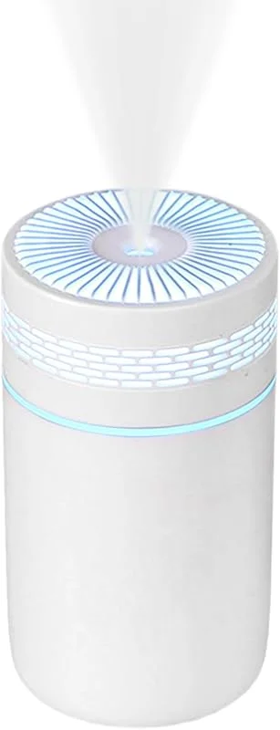 Persönlicher Luftbefeuchter, Wohnraum Luftbefeuchter Mit Beleuchtung Für Schreibtisch, Leise 250ml Verdunster Mit USB-Anschluss Für Yoga, Schlaf & Wellness