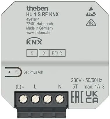 Theben Funk-Heizungsaktor 1-fach HU 1 S RF KNX — Heizung Warmepumpe