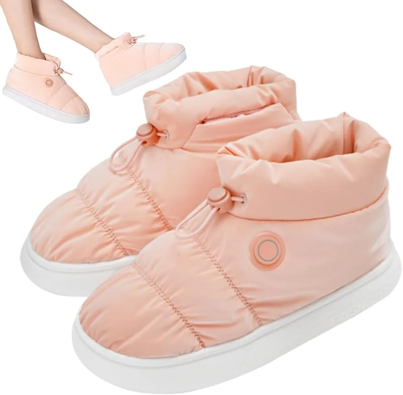 Beheizte Stiefel, beheizte Schuhe, wiederaufladbar, Winterschneestiefel — Heizkleidung
