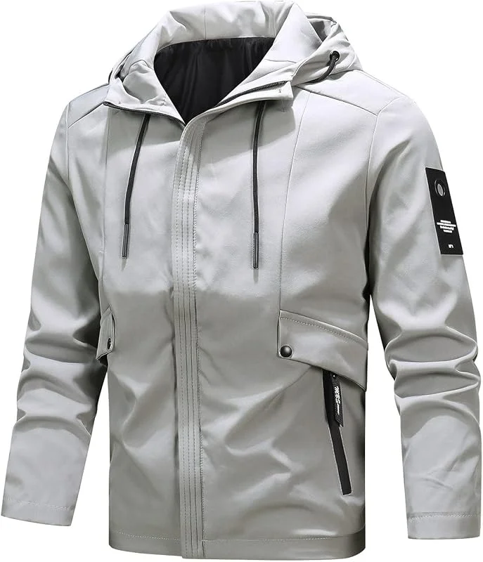Babymomo Winterjacke Herren Kurz Mittellanger Softshell Herren Fleecejacke Koffer RucksäCke Taschen — Heizkleidung