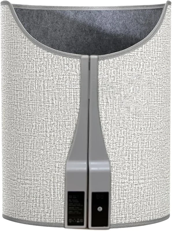 Tragbarer Beinwärmer mit weicher Decke für unter den Schreibtisch Bein- Fuß- Knieheizung kleiner Raumheizer Heizgerät für den Innenbereich bei überhitzten Füßen Beinen einfache (Grey, 120x50cm) — Heizung Warmepumpe