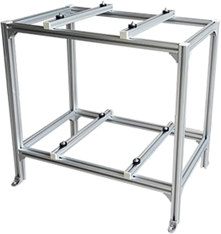 Robuster Bodenständer, geeignet für Mini-Split-Klimaanlagen und Wärmepumpen, aus Aluminiumlegierung mit stoßdämpfenden Pads, Maße 90x50x88 cm, kann direkt auf dem Boden platziert Werden. — Heizung Warmepumpe