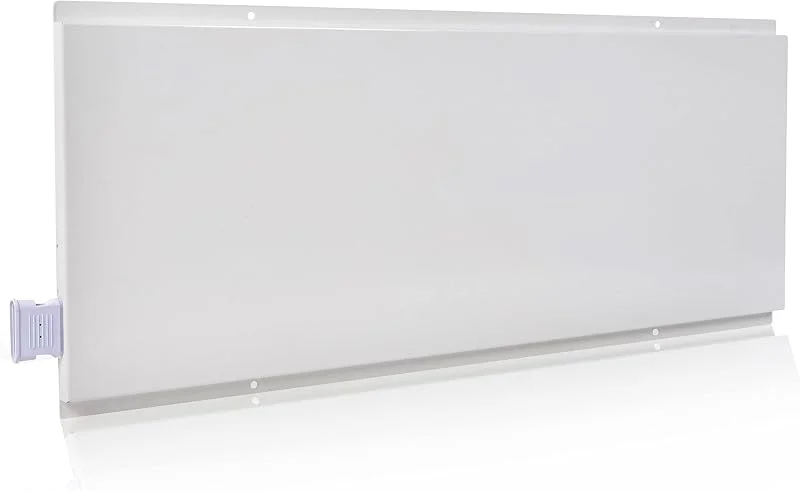 Etherma LAVA DESK Tisch-Infrarotheizung - energiesparende und perfekte Wärme am Schreibtisch - einfache Montage unter dem Tisch - langlebig & nachhaltig, 70 x 28 x 1, 5 cm, Weiß — Heizung Warmepumpe