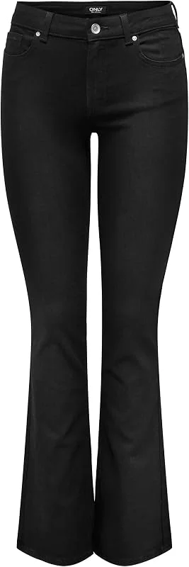 ONLY Female Flared fit Jeans ONLBLUSH Mittlere Taille Flared Jeans — Heizkleidung