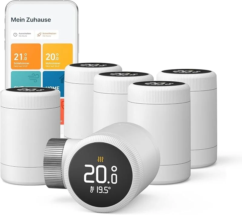 tado° Smartes Heizkörperthermostat X – 6er Pack — Heizung Warmepumpe