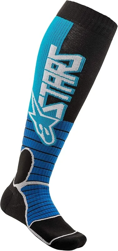 Alpinestars Socken MX Plus-2 Cool Gray, Orange Fluo — Heizkleidung